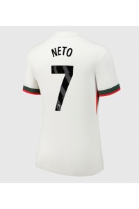 Chelsea Pedro Neto #7 Voetbaltruitje Uit tenue Dames 2025-26 Korte Mouw